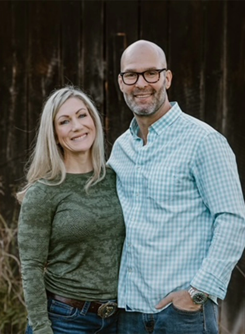 Chiropractor Annette Burlison With Her Husband
